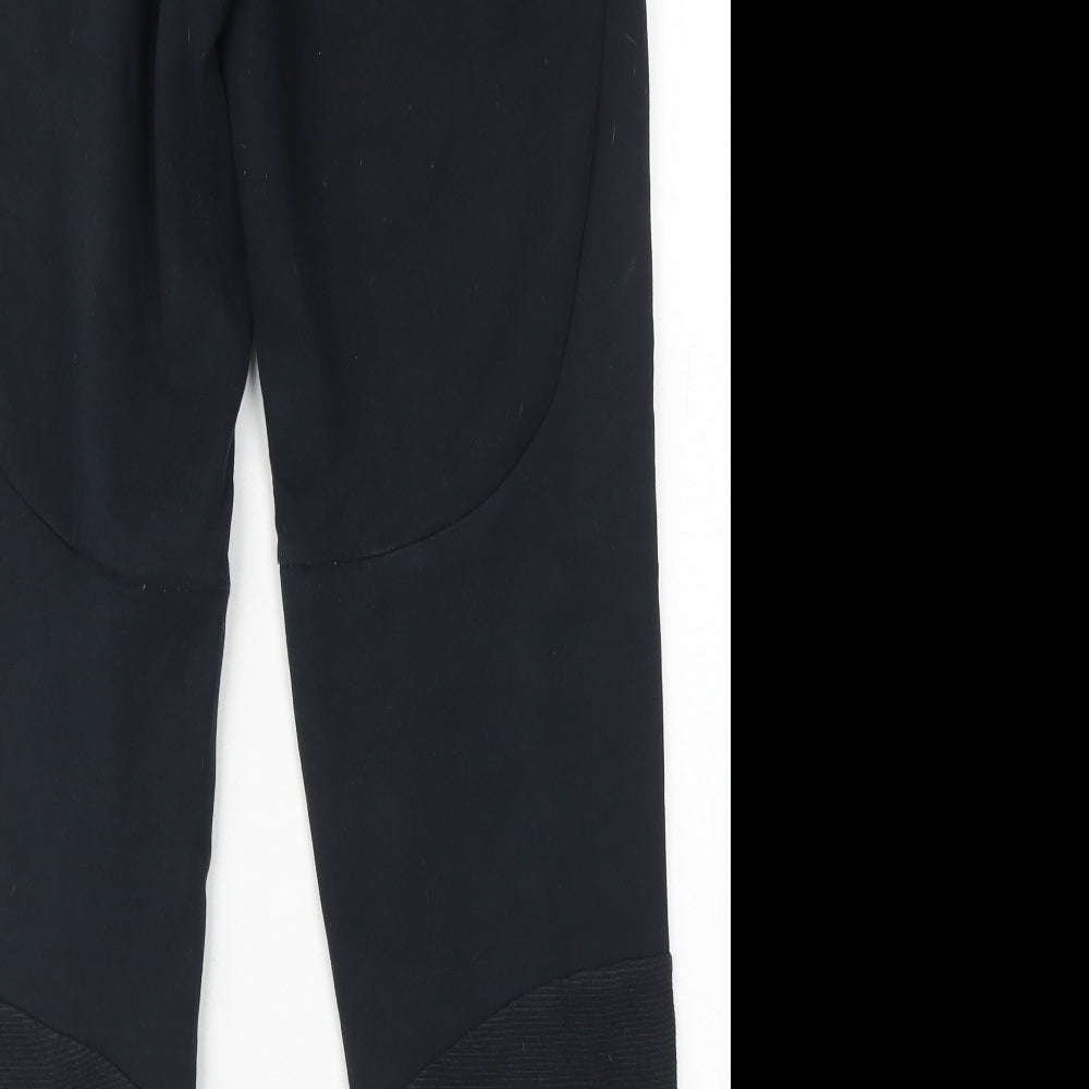 PUMA Mens Black  Cotton Jogger Trousers Size M L27 in Regular Drawstring
