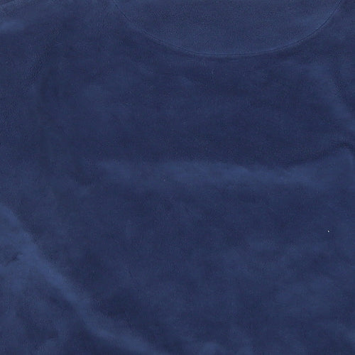 M&S Girls Blue  Polyester Pullover Sweatshirt Size 7-8 Years