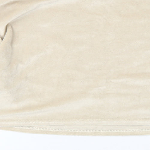 ASOS Womens Brown  Polyester Pullover Sweatshirt Size 10   - Cropped
