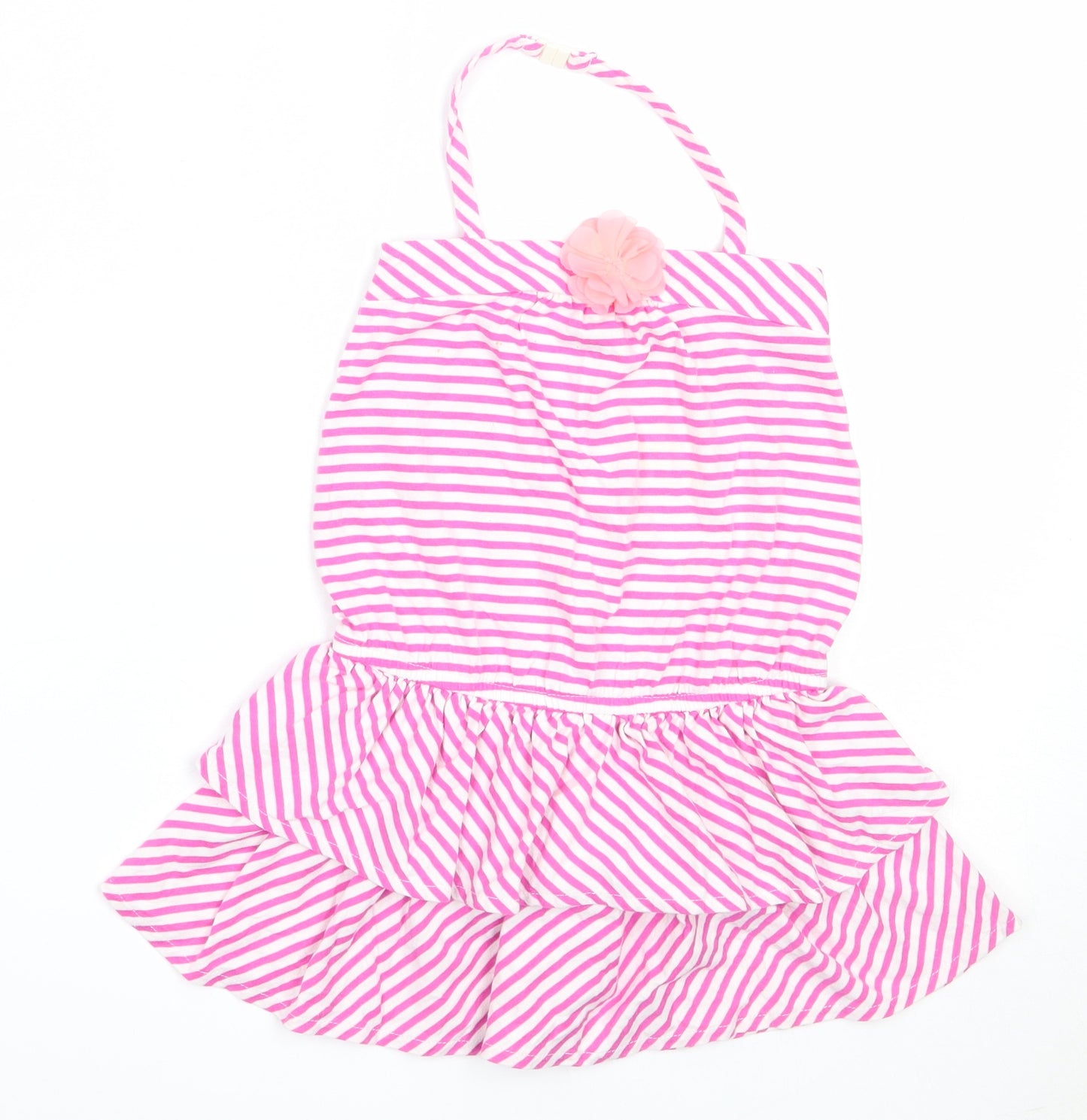 Gap Girls Pink Striped Cotton Mini  Size 3 Years  Halter