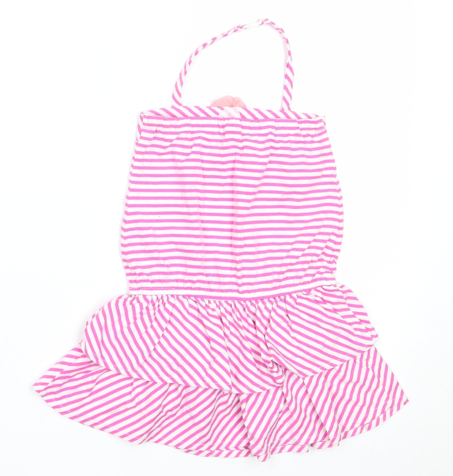 Gap Girls Pink Striped Cotton Mini  Size 3 Years  Halter