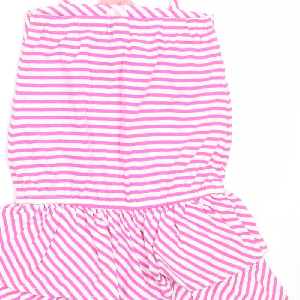 Gap Girls Pink Striped Cotton Mini  Size 3 Years  Halter