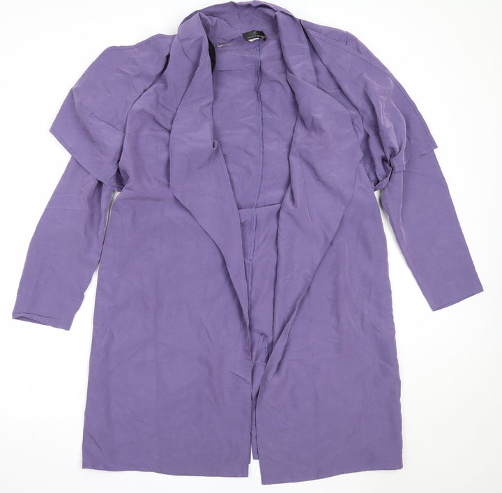 Kirsten Krog Design Womens Purple Jacket Size 16