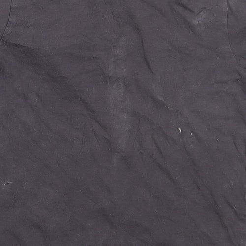 F&F Boys Grey  Cotton Basic T-Shirt Size 7-8 Years Collared