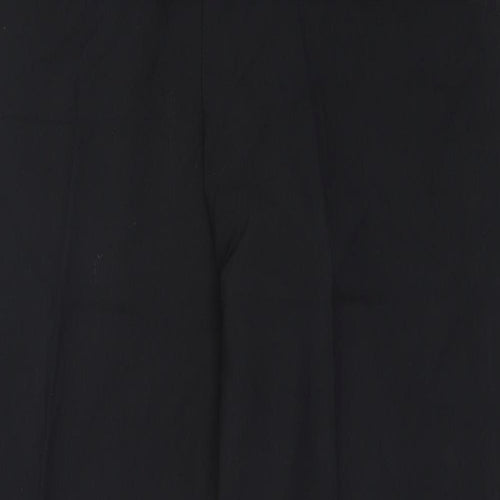 Marks and Spencer Womens Black  Polyester Trousers  Size 14 L30 in Regular