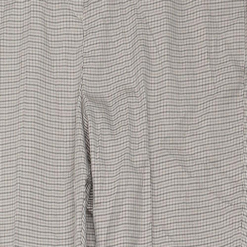 F&F Womens Beige  Polyester Trousers  Size 14 L27 in Regular