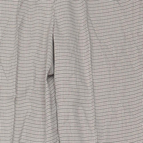 F&F Womens Beige  Polyester Trousers  Size 14 L27 in Regular