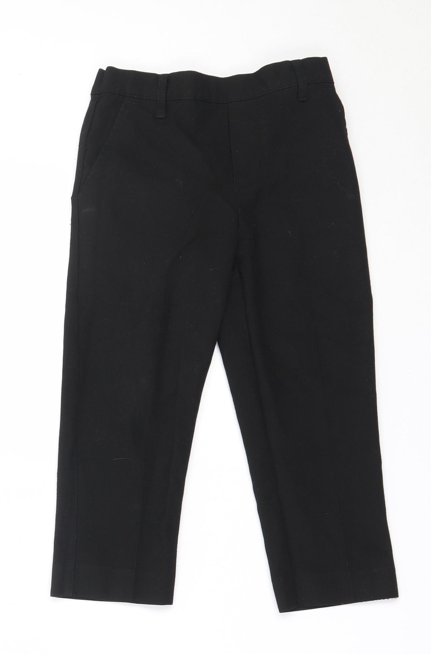 TU Boys Black  Polyester Dress Pants Trousers Size 4 Years  Regular  - school