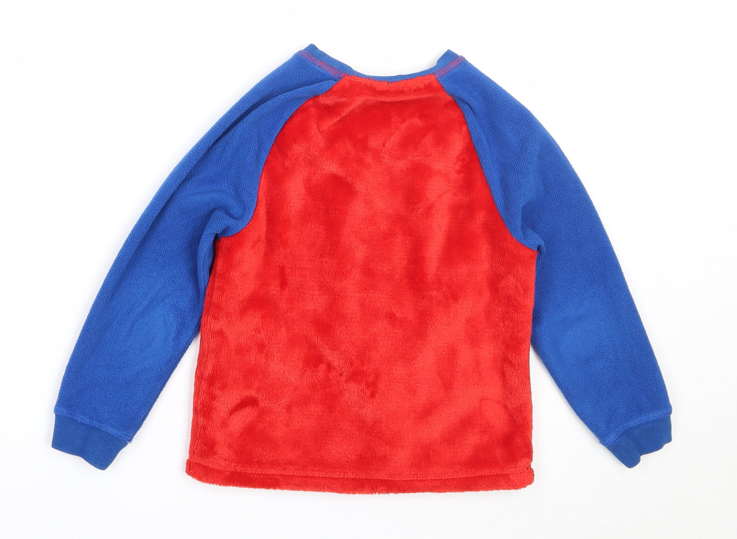 George Boys Red Solid Polyester  Pyjama Top Size 4-5 Years   - Paw Patrol