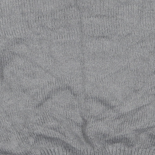 Studio Womens Grey Round Neck  Acrylic Pullover Jumper Size 16
