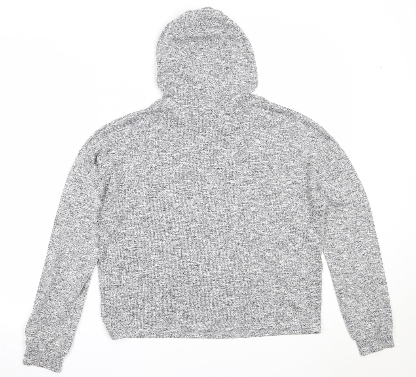 Miss Evie Girls Grey  Polyester Pullover Hoodie Size 11-12 Years