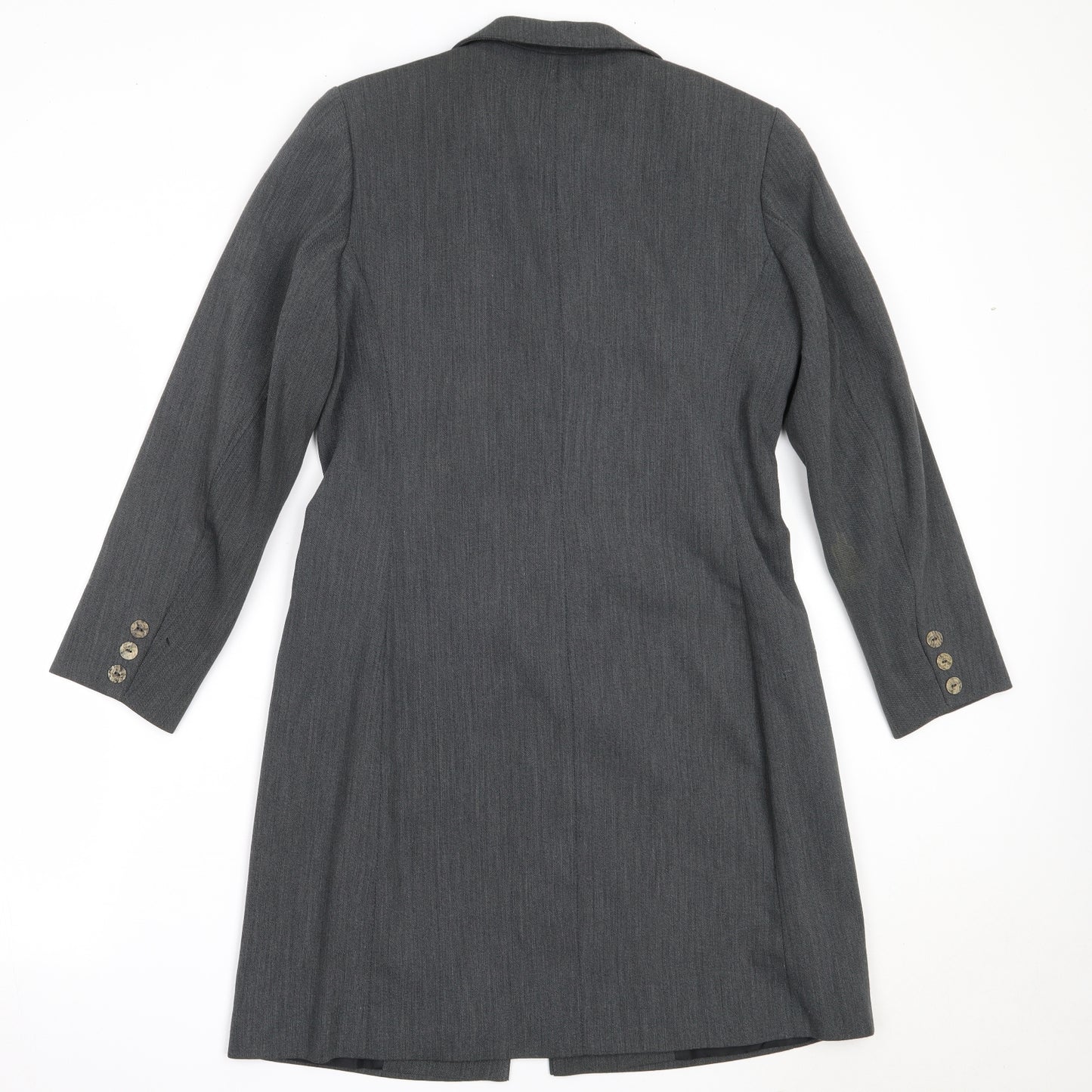 Wallis Womens Grey   Overcoat Coat Size 10