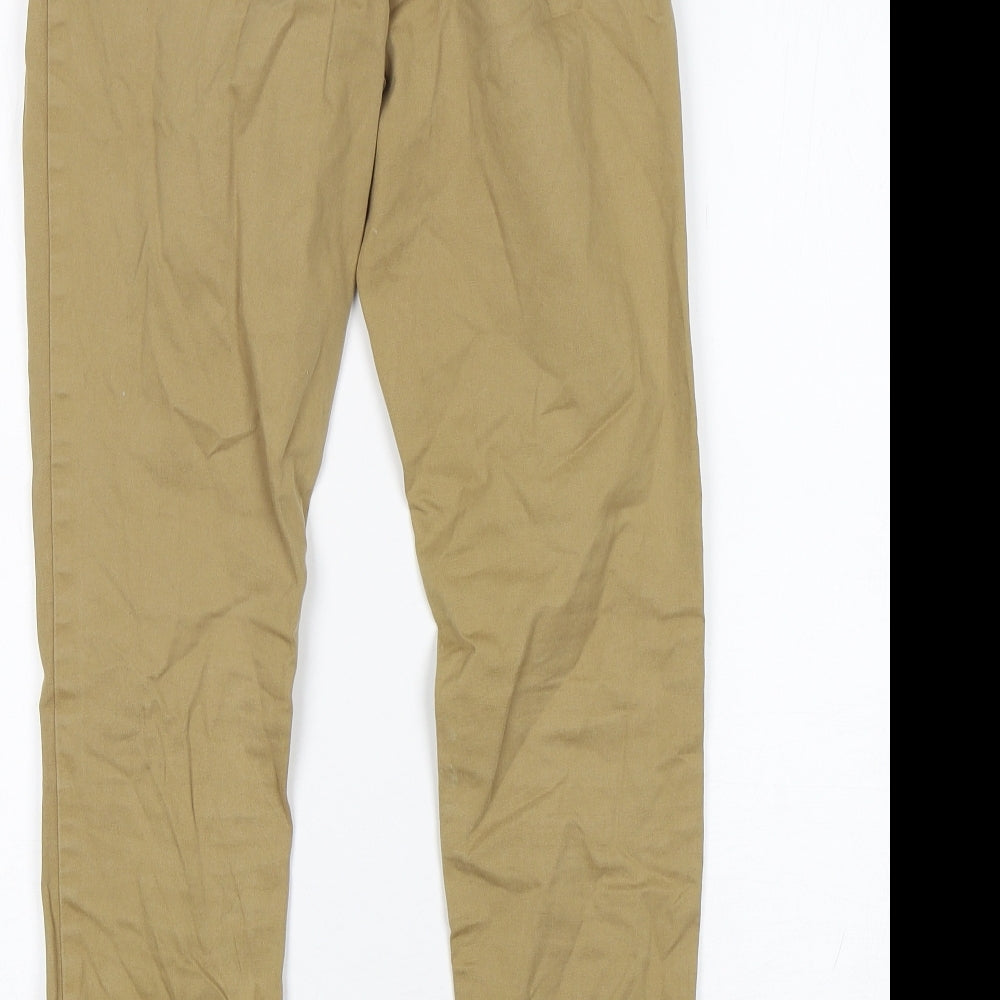 Jasper Conran Boys Beige  Cotton Straight Jeans Size 10 Years  Regular