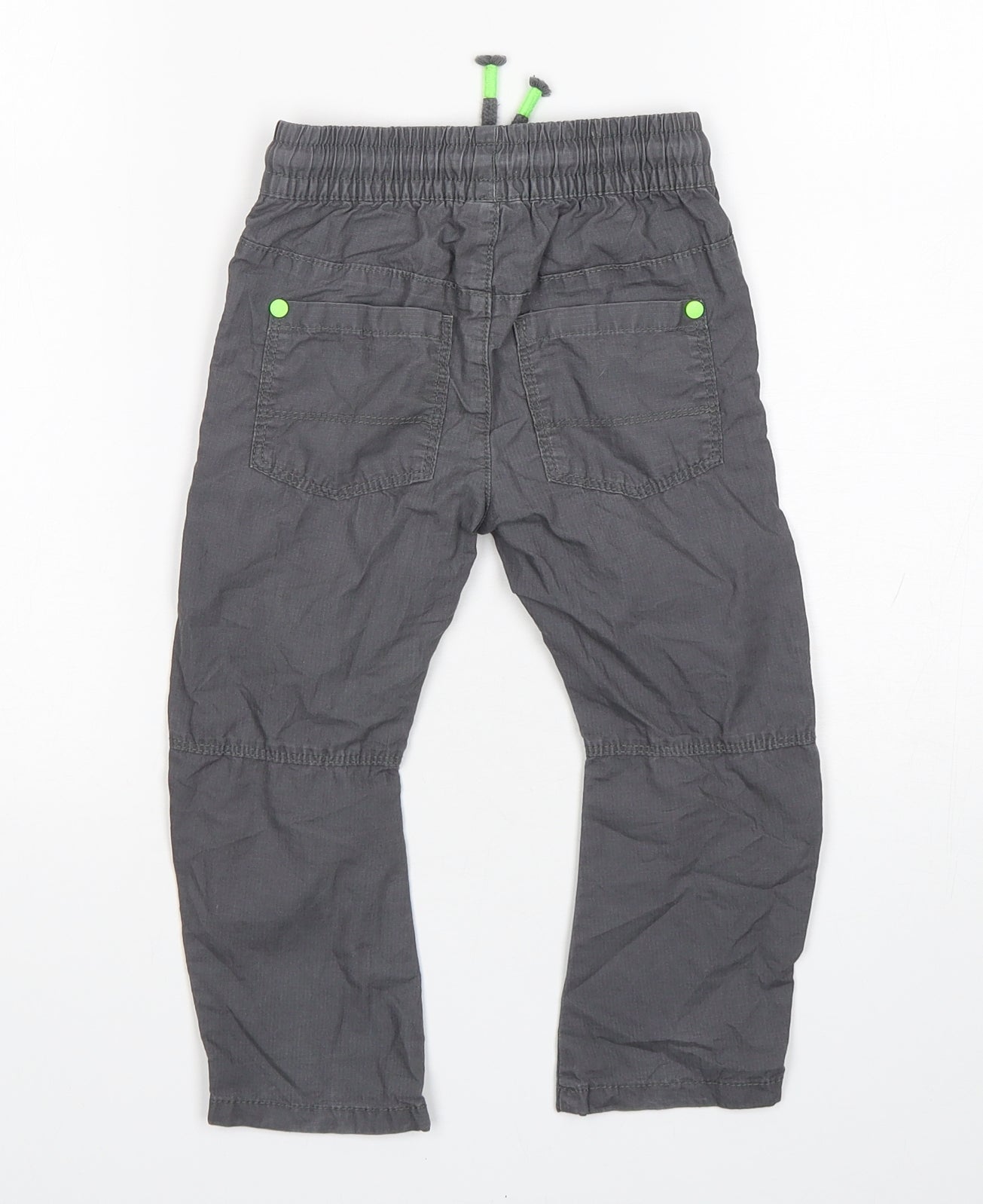 F&F Boys Grey  Cotton Rain Trousers Trousers Size 18-24 Months
