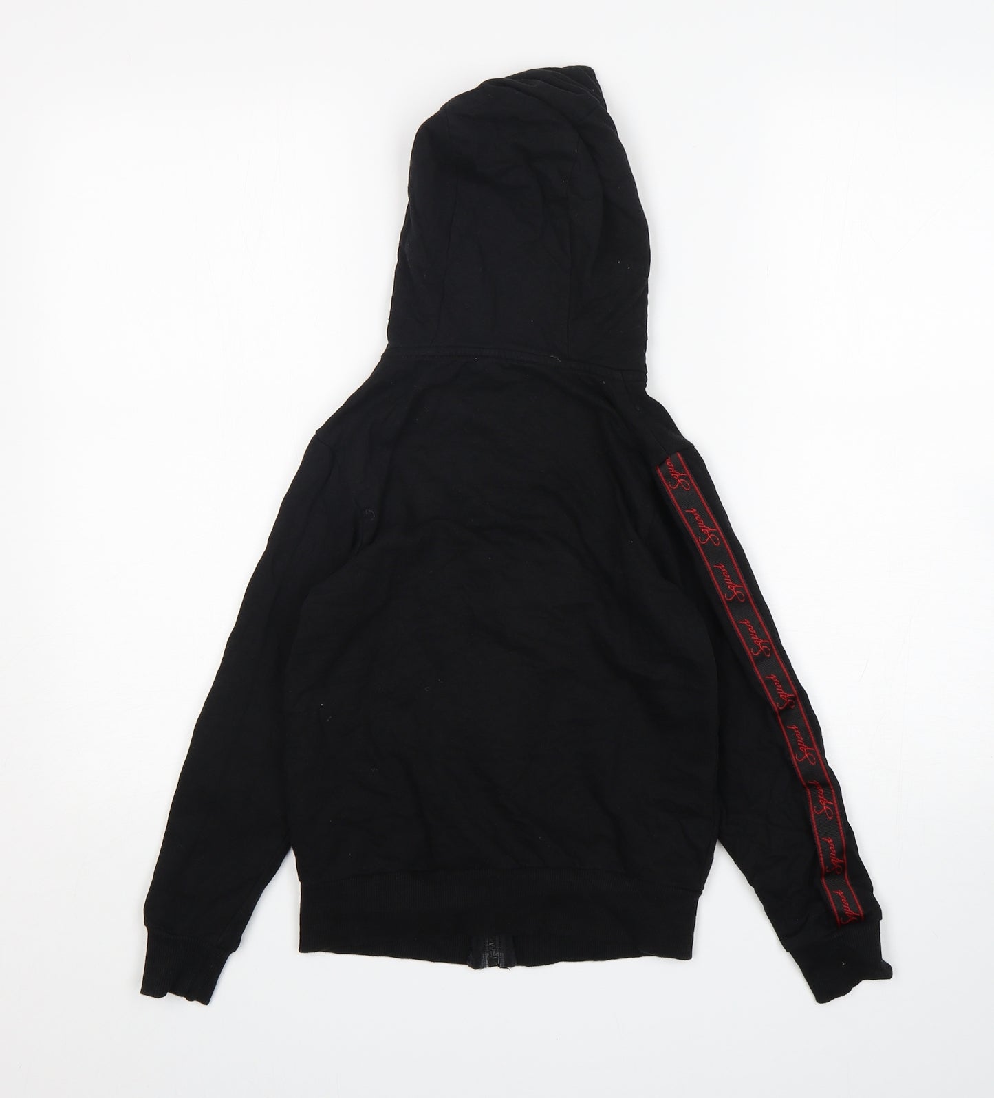 Studio Girls Black  Cotton Full Zip Hoodie Size 8-9 Years