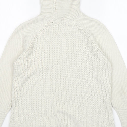 Monsoon Womens Beige Roll Neck   Pullover Jumper Size S