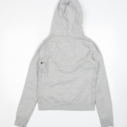 Abercrombie & Fitch Womens Grey  Cotton Pullover Hoodie Size M
