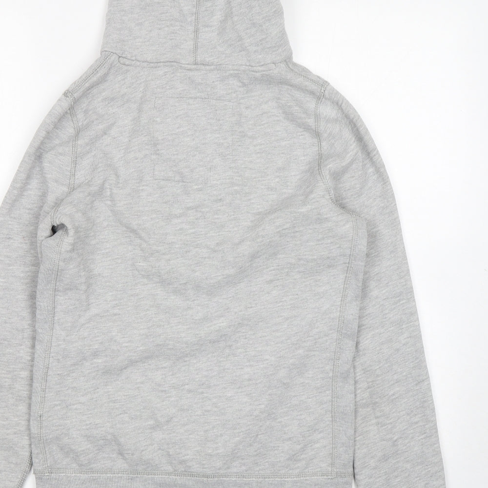 Abercrombie & Fitch Womens Grey  Cotton Pullover Hoodie Size M