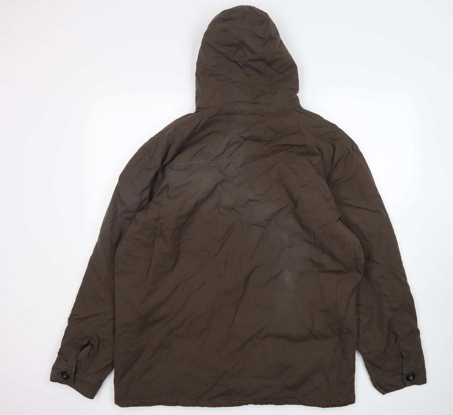 South Bay Mens Brown   Parka Coat Size L