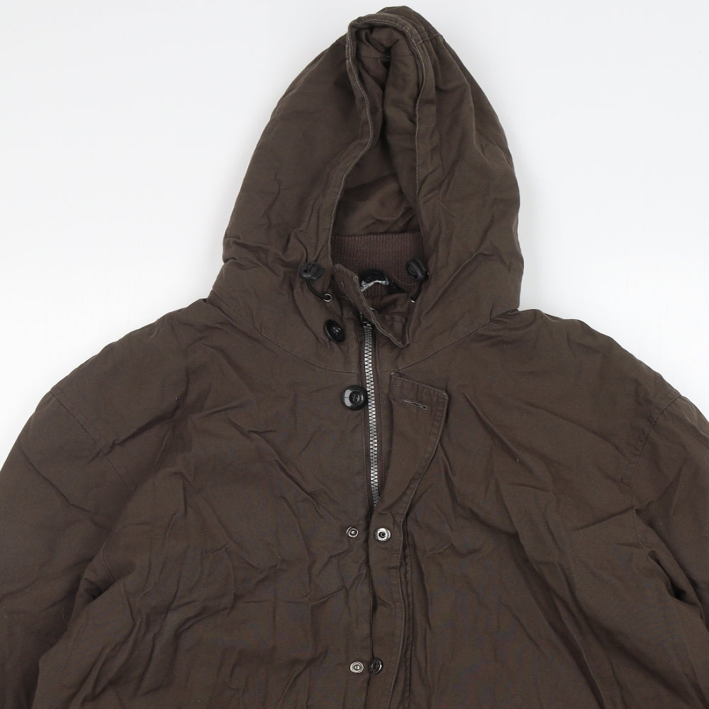 South Bay Mens Brown   Parka Coat Size L