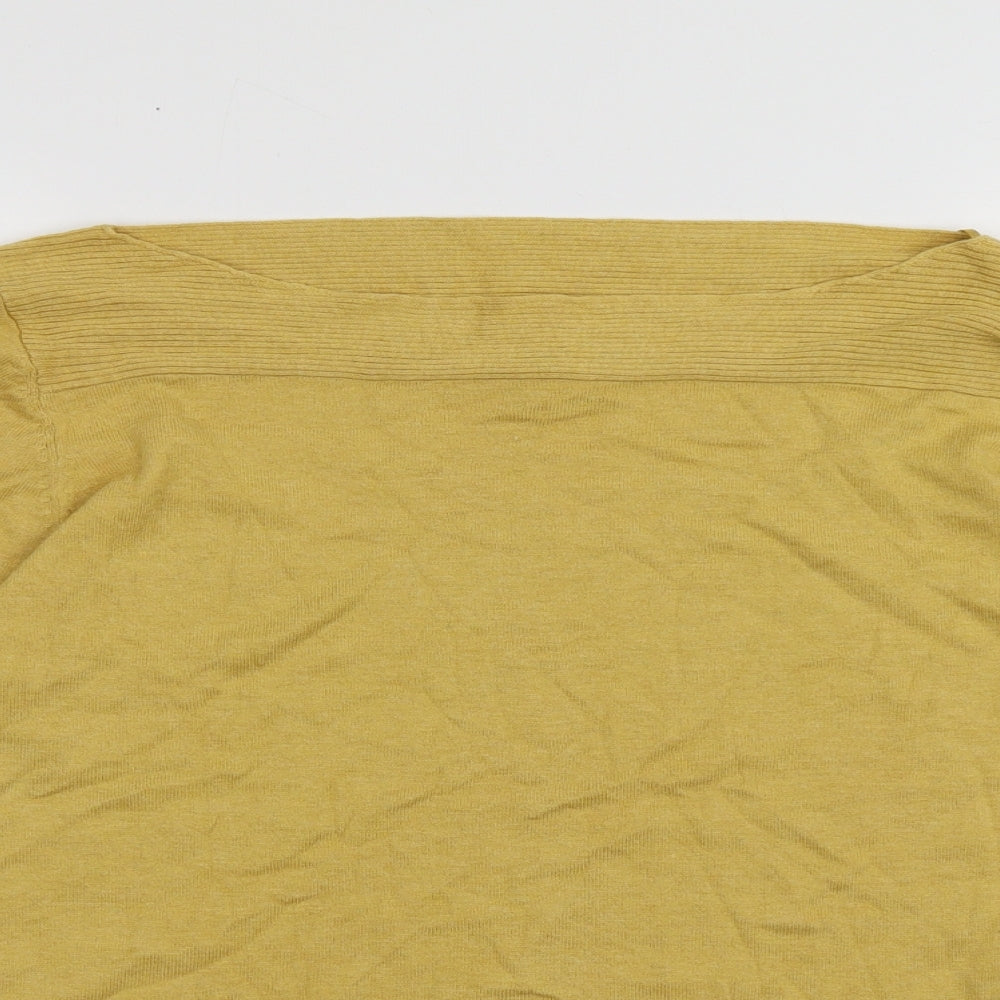 NEXT Womens Yellow  Cotton Pullover Sweatshirt Size 18  Pullover