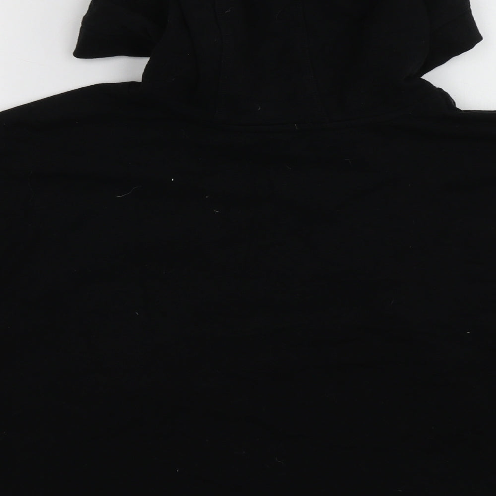 DKNY Womens Black  Cotton Pullover Sweatshirt Size L  Pullover - cropped oversized