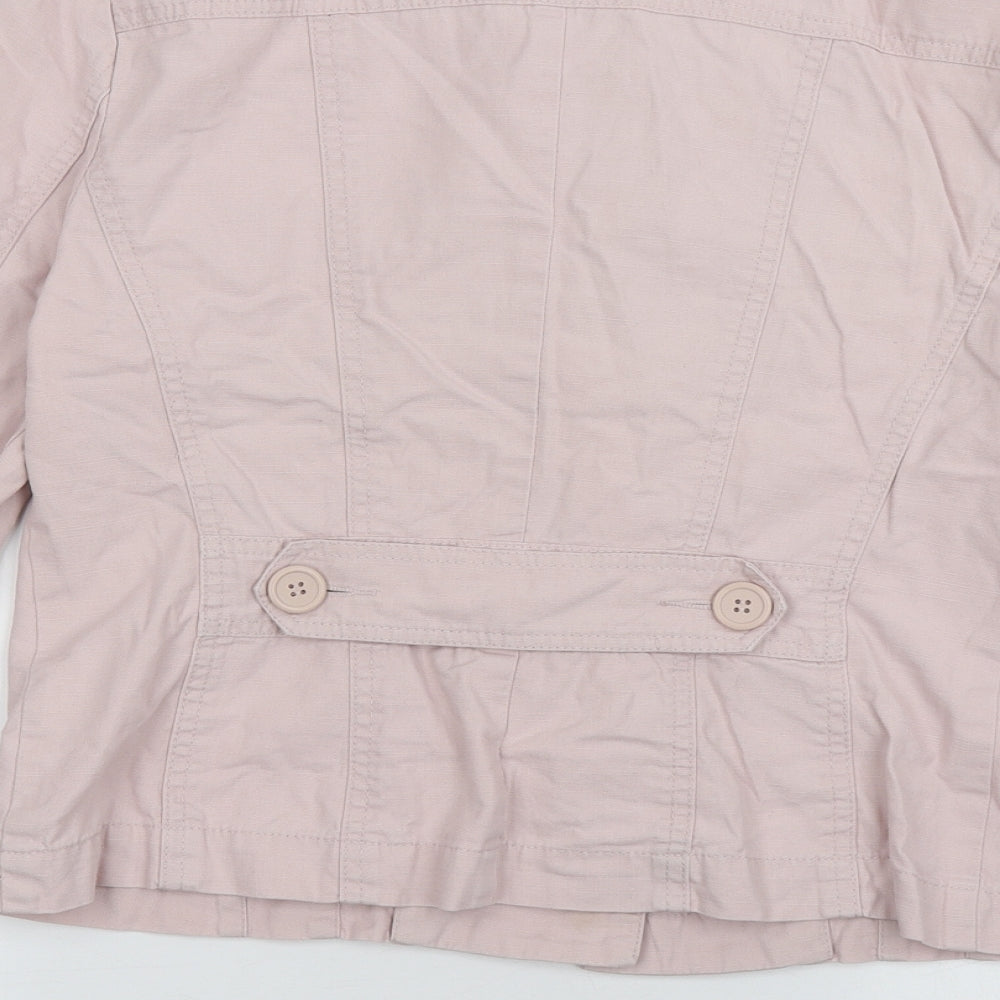 Principles Womens Pink   Jacket  Size 14  Button