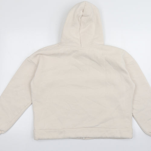 Chelsea peers Womens Beige  Cotton Pullover Hoodie Size M  Pullover