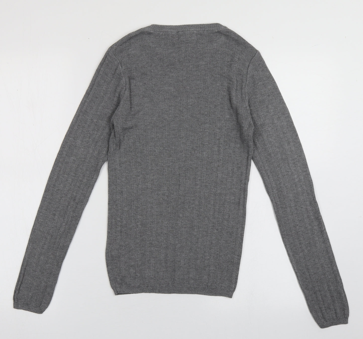 Primark Womens Grey  Polyester Pullover Sweatshirt Size 12  Pullover