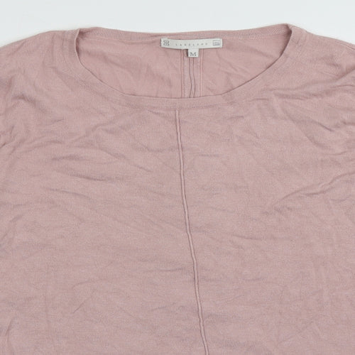 Lakeland Womens Pink  Viscose Pullover Sweatshirt Size M  Pullover