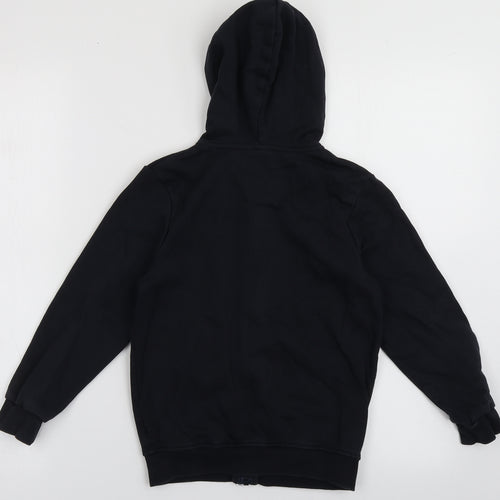 sainsburys Boys Black  Coir Full Zip Hoodie Size 6 Years  Zip - school wear