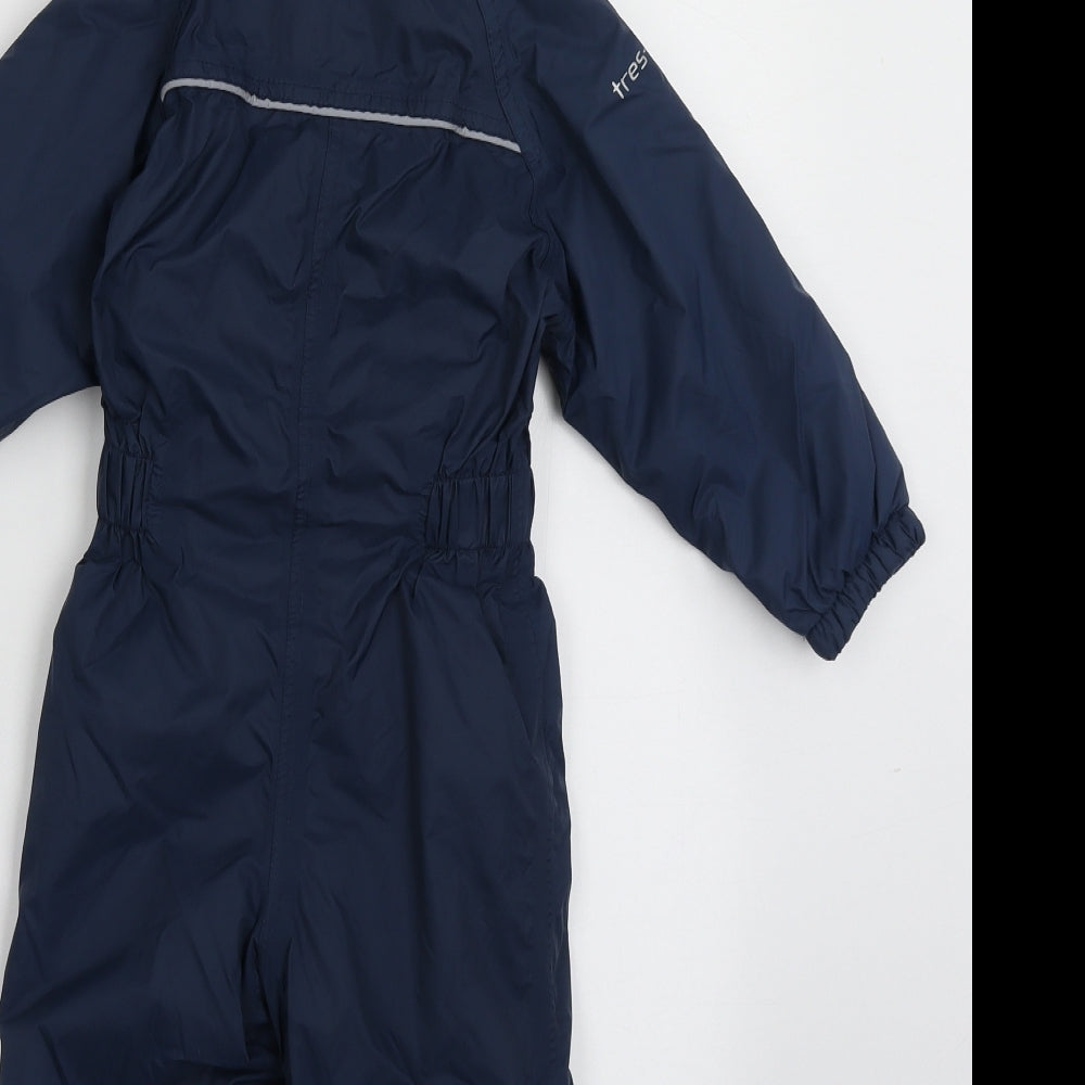 Trespass Boys Blue   Windbreaker Poncho Size 18-24 Months   Zip