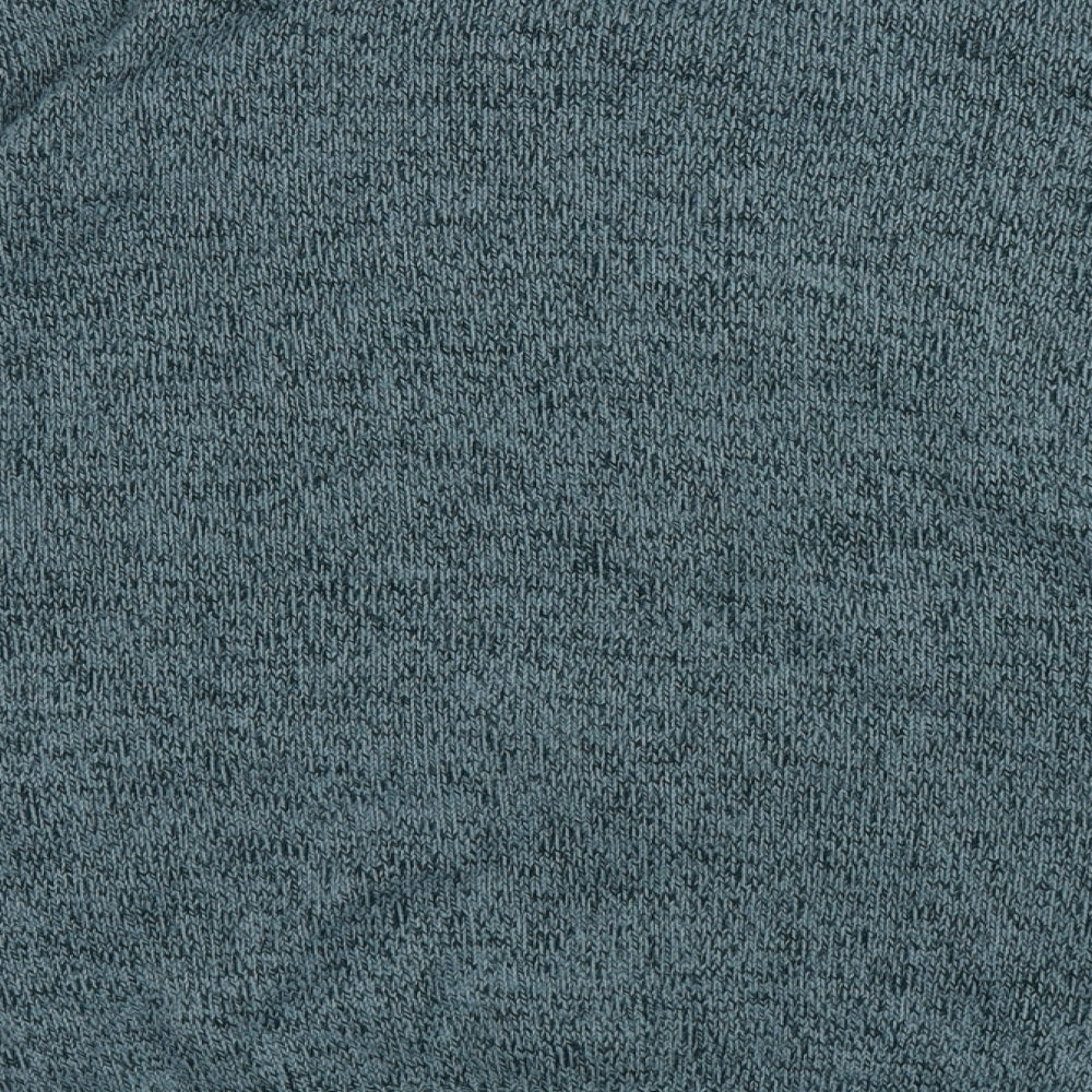Honor Milburn Womens Blue Crew Neck  Acrylic Cardigan Jumper Size 22