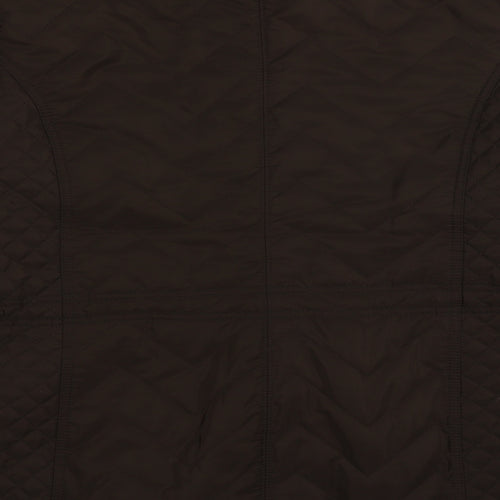EWM Womens Brown   Puffer Jacket Jacket Size 14  Zip
