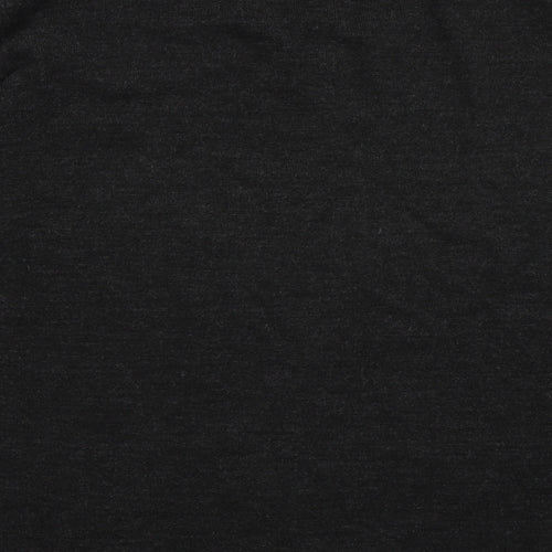 Cedar Wood State Mens Grey V-Neck  Acrylic Pullover Jumper Size L