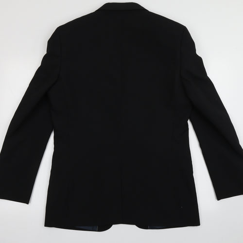 George Mens Black   Jacket  Size 40  Button
