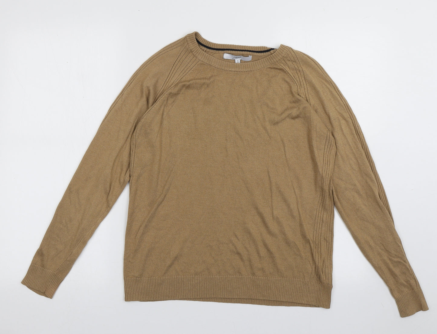 NEXT Womens Brown Crew Neck  Viscose Pullover Jumper Size M
