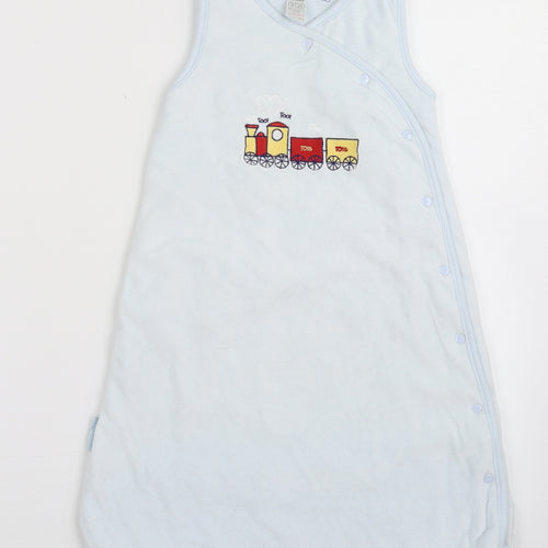 Pure Baby Boys Blue  Polyester Babygrow One-Piece Size 3-6 Months