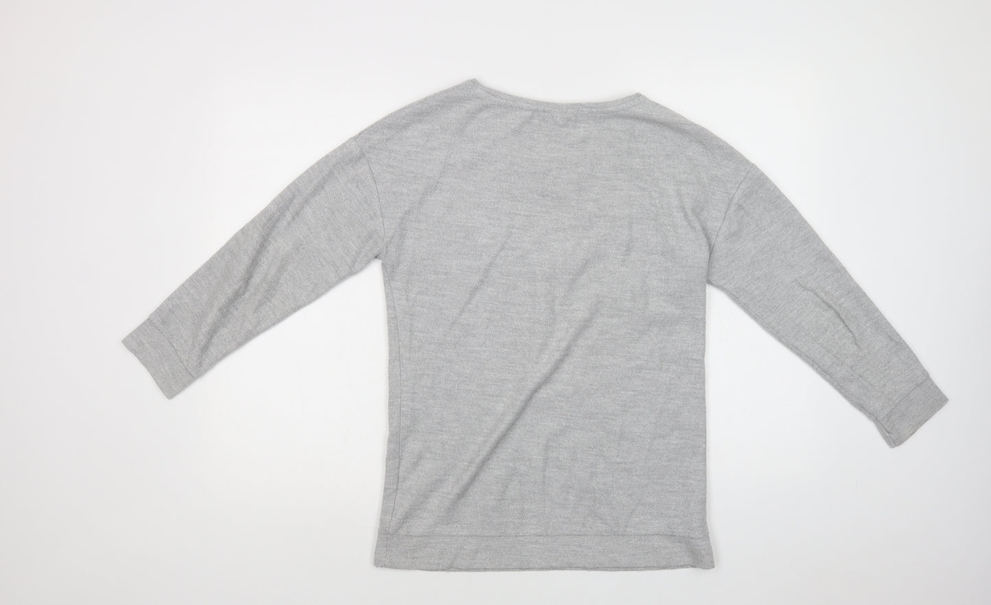 NEXT Girls Grey  Polyester Pullover Sweatshirt Size 13 Years   - Star