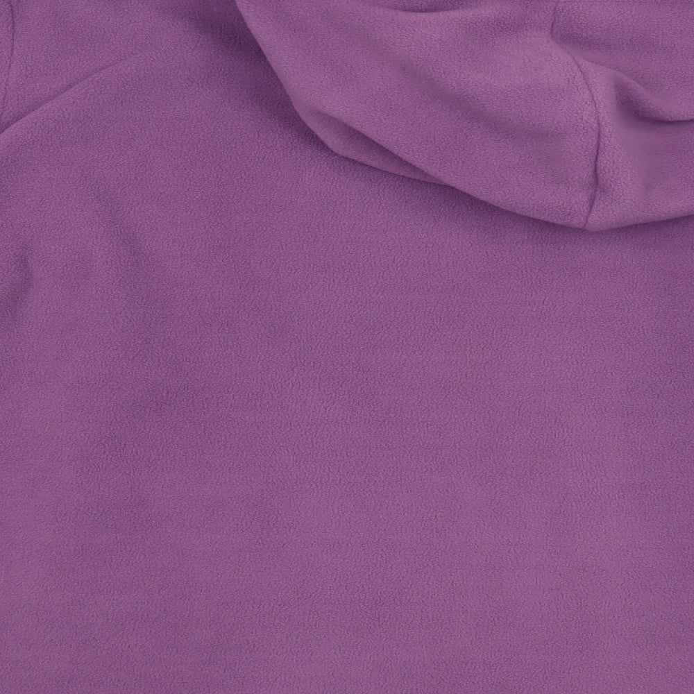 Damart Womens Purple  Polyester Full Zip Hoodie Size 26  Zip