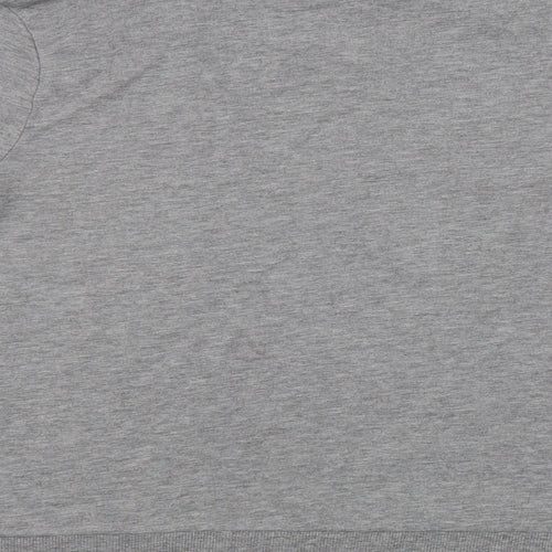 New Look Womens Grey  Cotton Pullover Sweatshirt Size 14