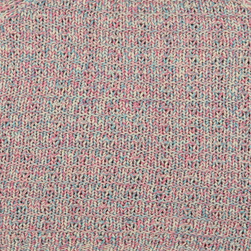 Per Una Womens Multicoloured Crew Neck  Cotton Pullover Jumper Size 18