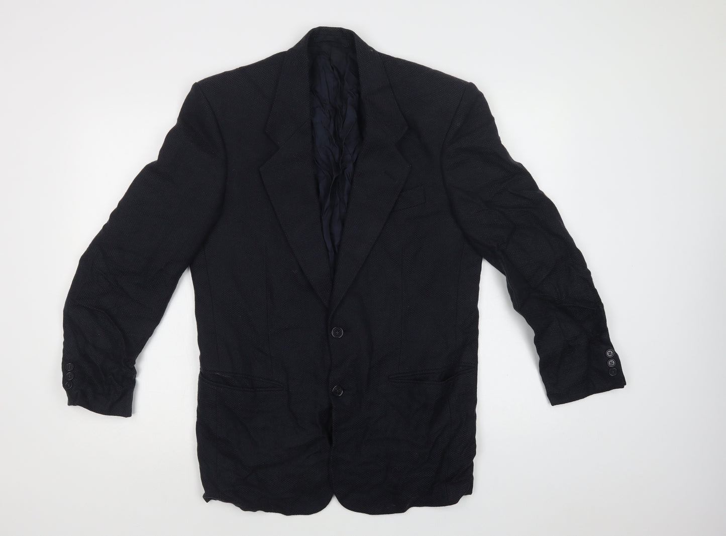 Conqueror Mens Blue   Jacket Blazer Size 38  Button