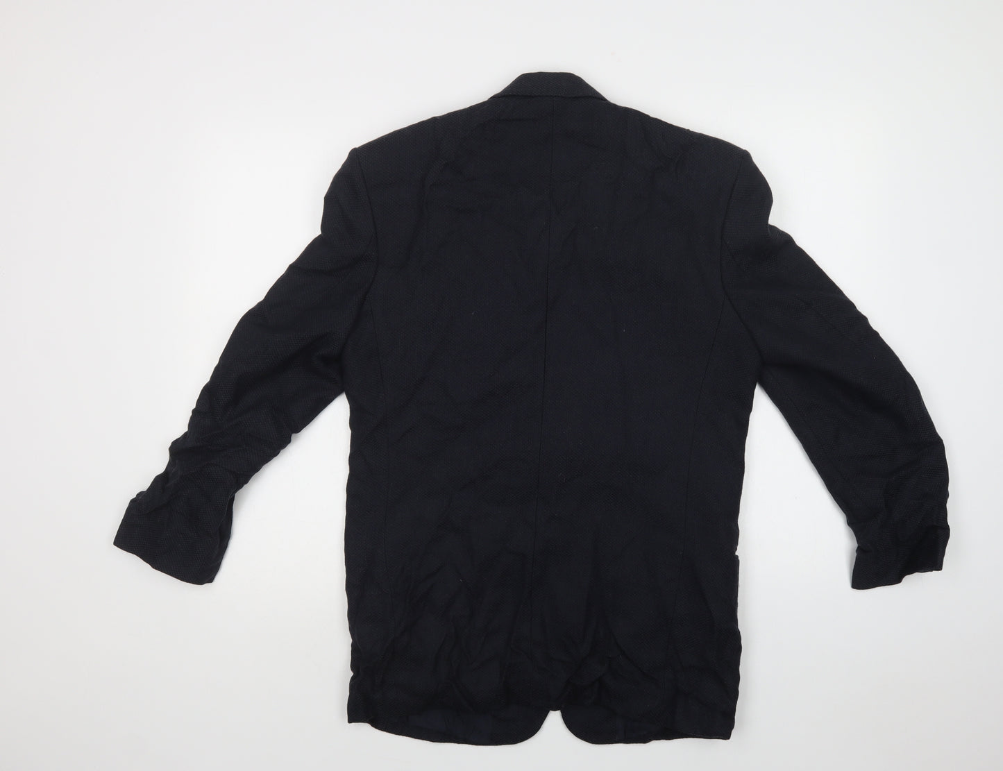 Conqueror Mens Blue   Jacket Blazer Size 38  Button