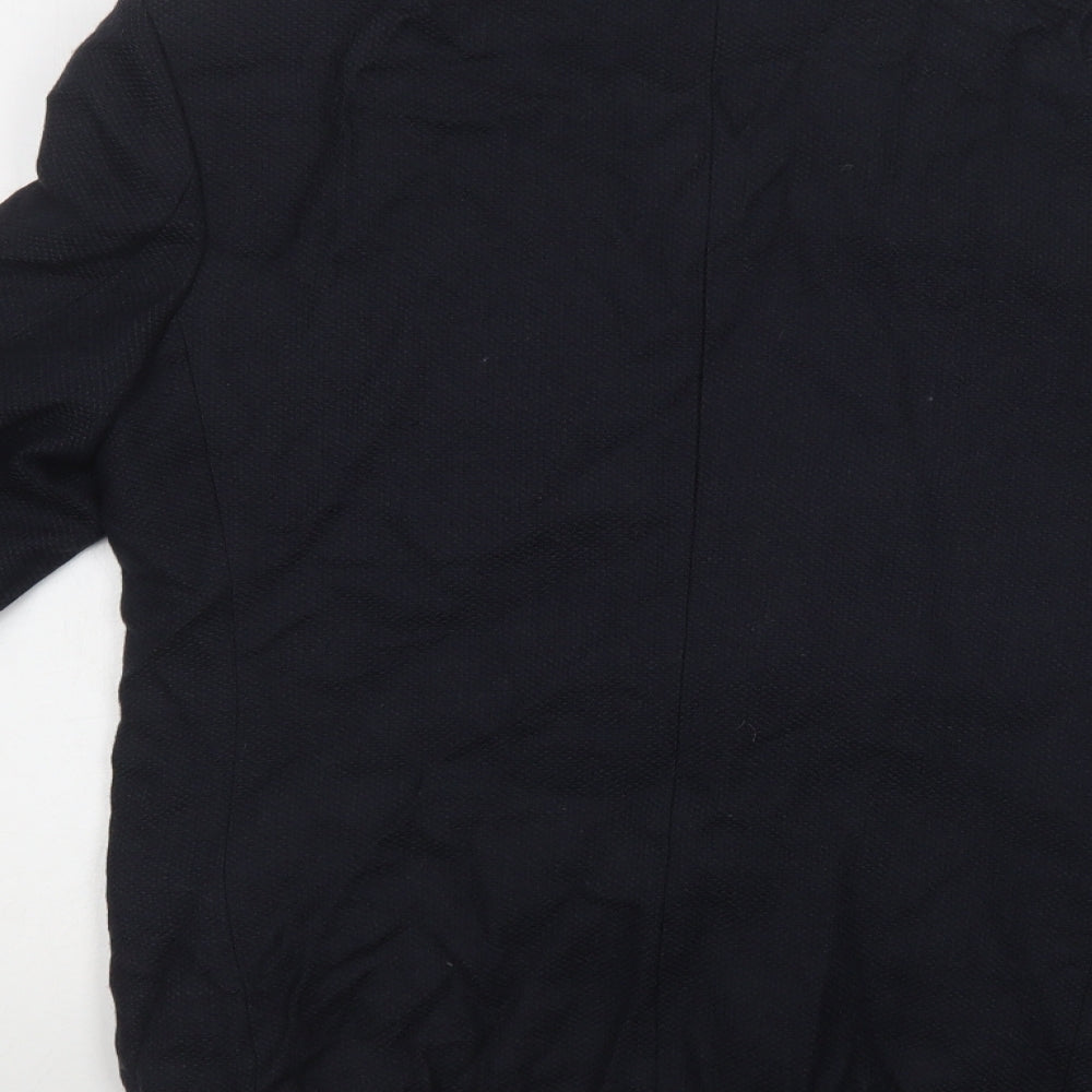 Conqueror Mens Blue   Jacket Blazer Size 38  Button