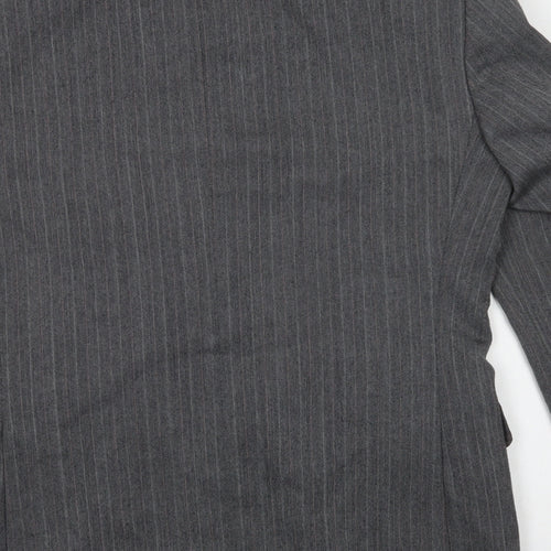 M&S Mens Grey   Jacket Blazer Size M  Button