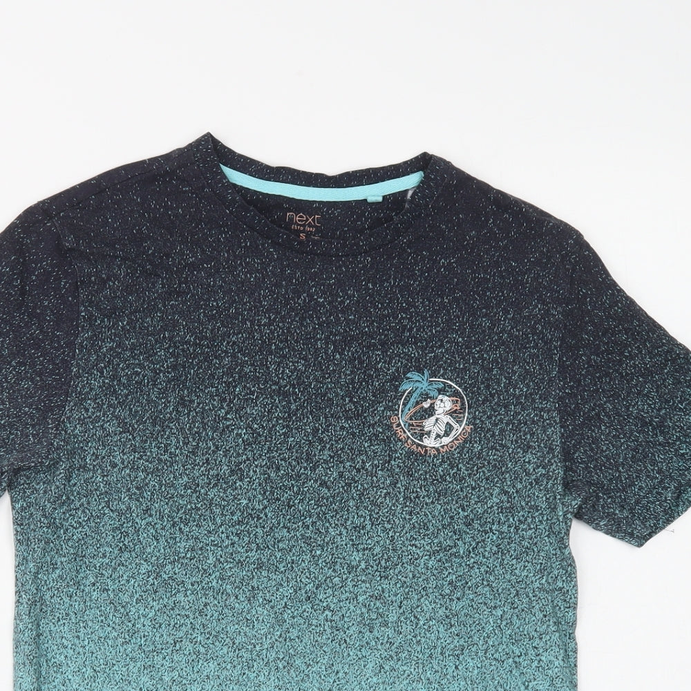 NEXT Mens Green  Cotton  T-Shirt Size S Crew Neck