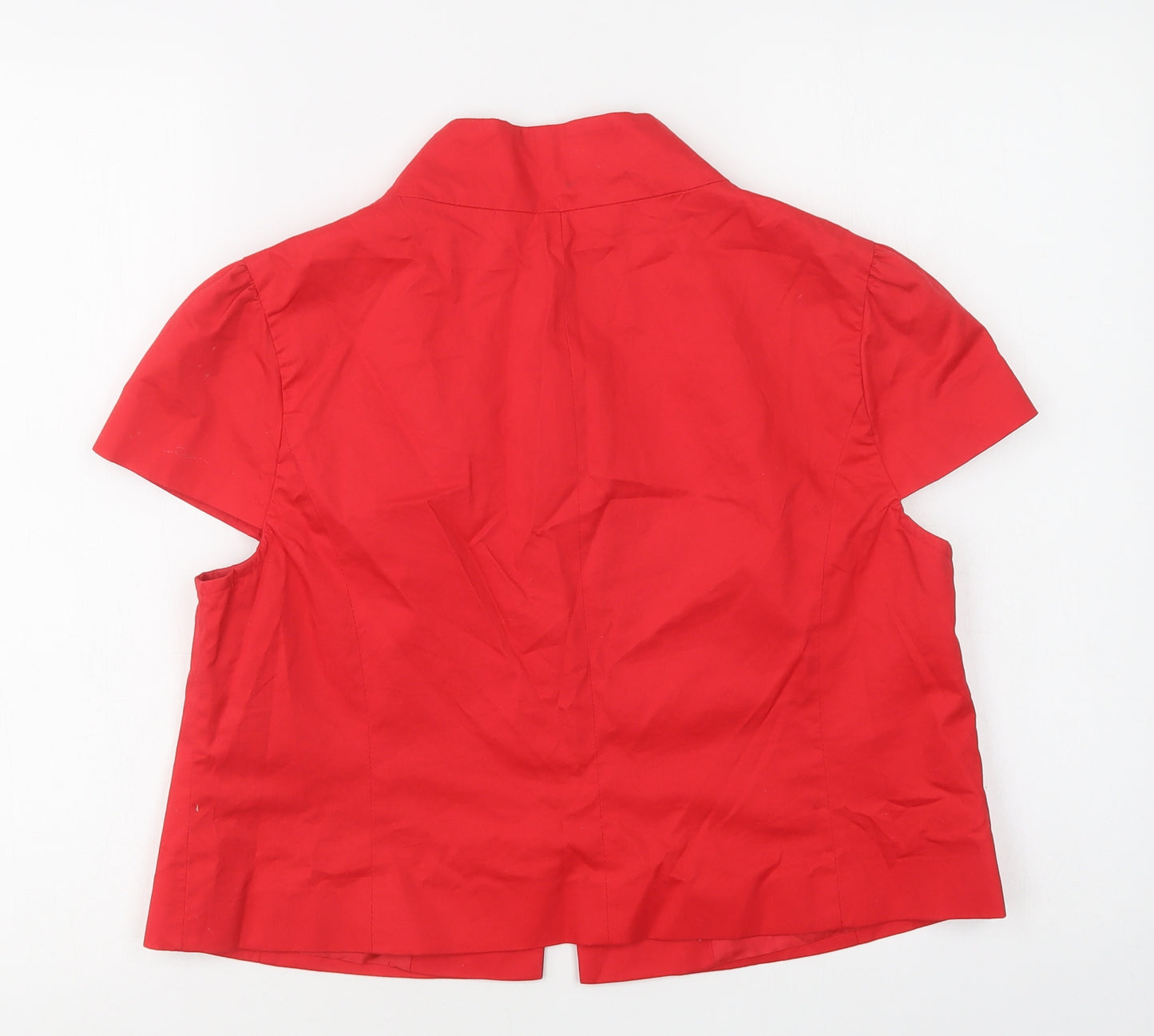 ASOS Womens Red   Jacket Blazer Size 14  Button