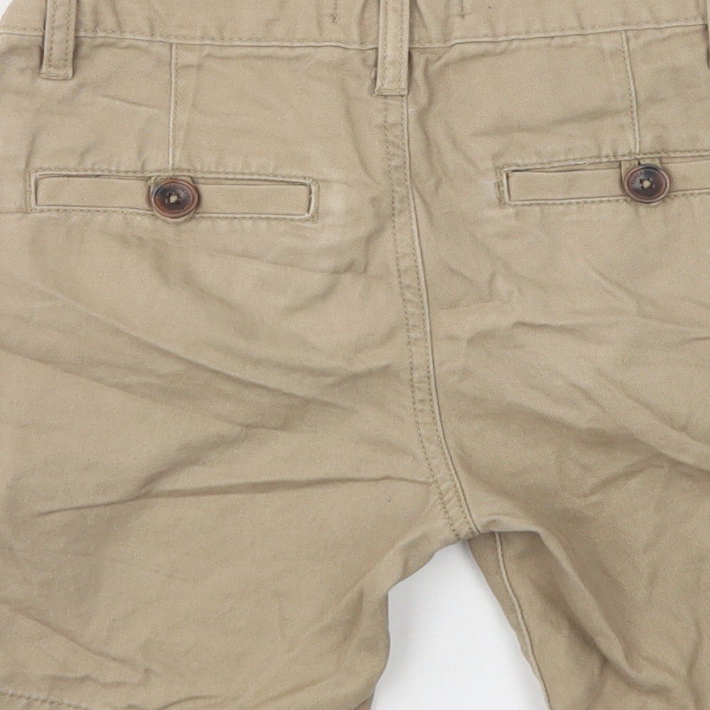 Threadboys Boys Beige  Cotton Chino Shorts Size 7-8 Years  Regular