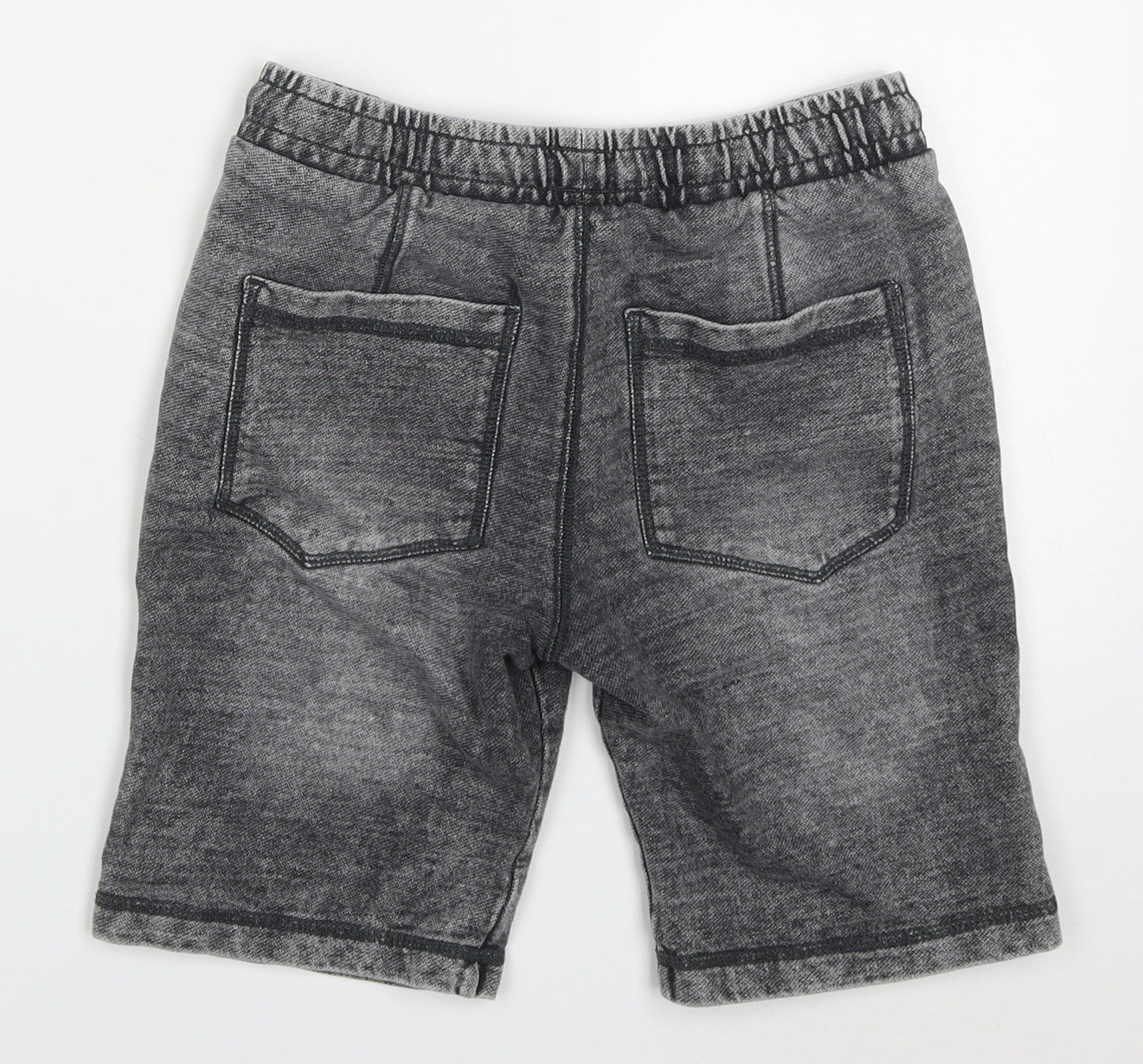 F&F Boys Grey  Cotton Sweat Shorts Size 9-10 Years  Regular Drawstring